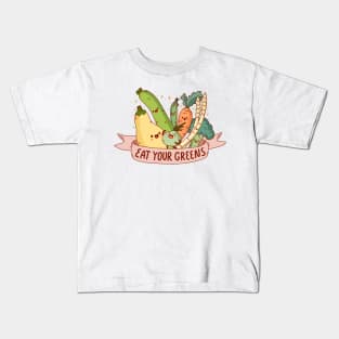 Eat Your Greens Kids T-Shirt